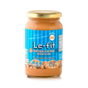 Mantequilla De Maní Con Grana De Maní Lefit