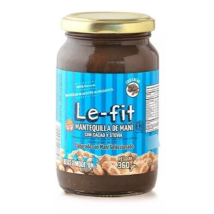 Mantequilla De Mani Le Fit Cacao y Stevia